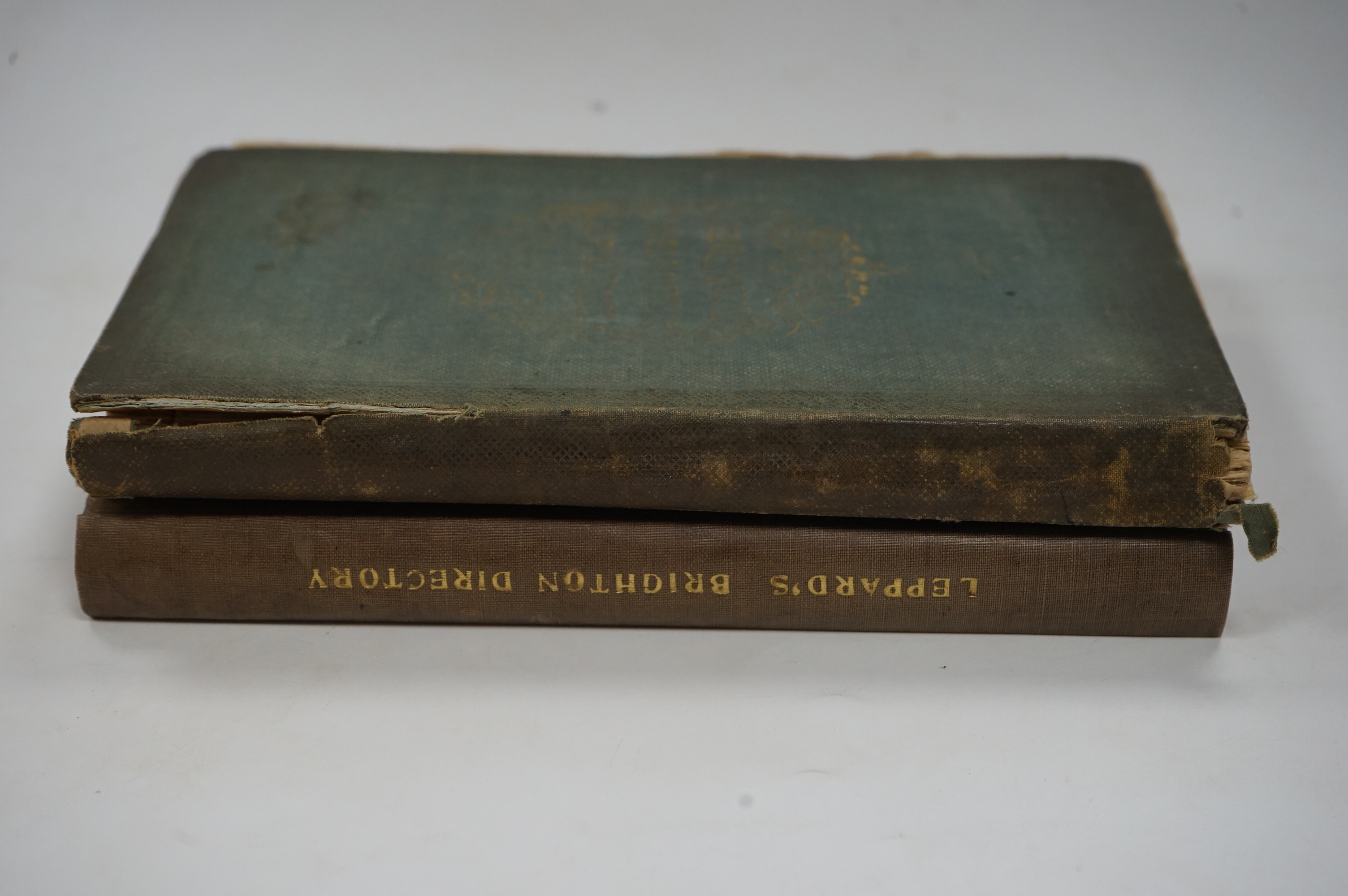 [Brighton Interest] Leppard & Co. Brighton Directory, original cloth, 1839-40 & 1843 (2)